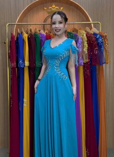 ĐẦM DẠ HỘI XANH NGỌC - DH1058